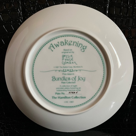 “Awakening” Bundles of Joy Collectors Authentic Registered Plate - Picture 2 of 4